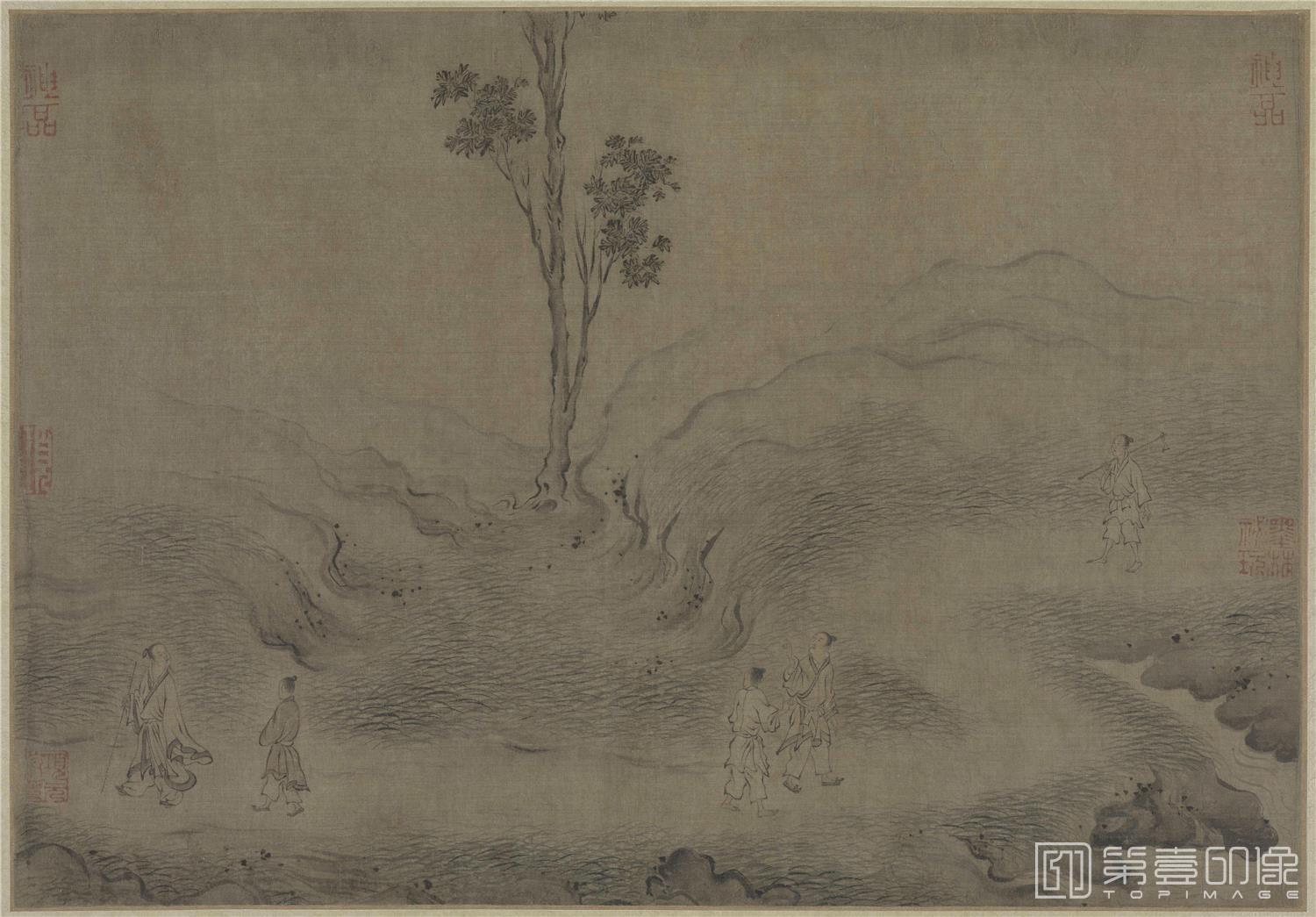 国画-赵构书唐风册-004