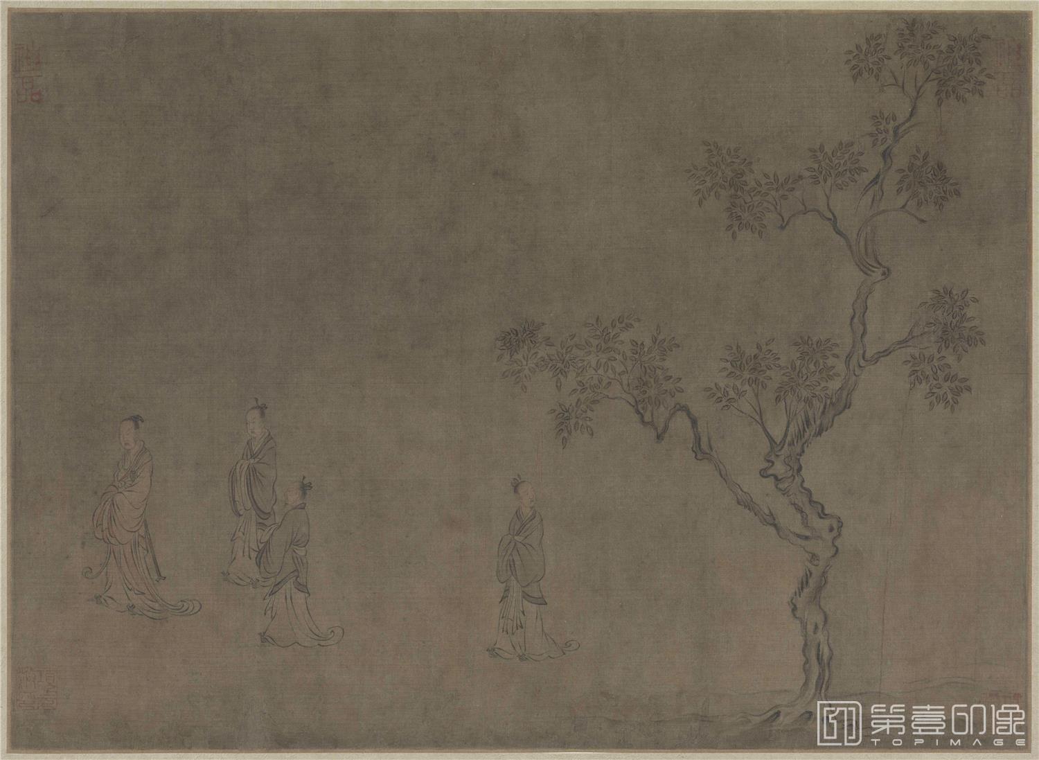 国画-赵构书唐风册-005