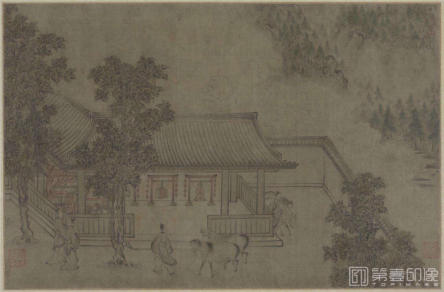国画-赵构书唐风册-006