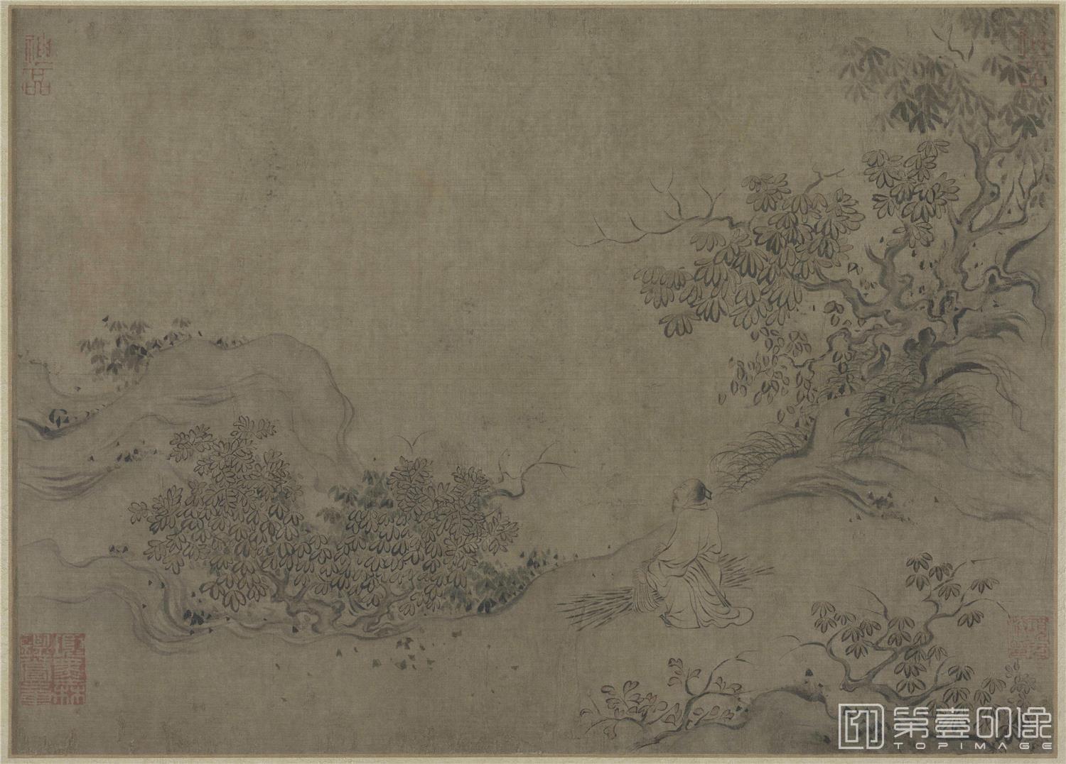 国画-赵构书唐风册-008