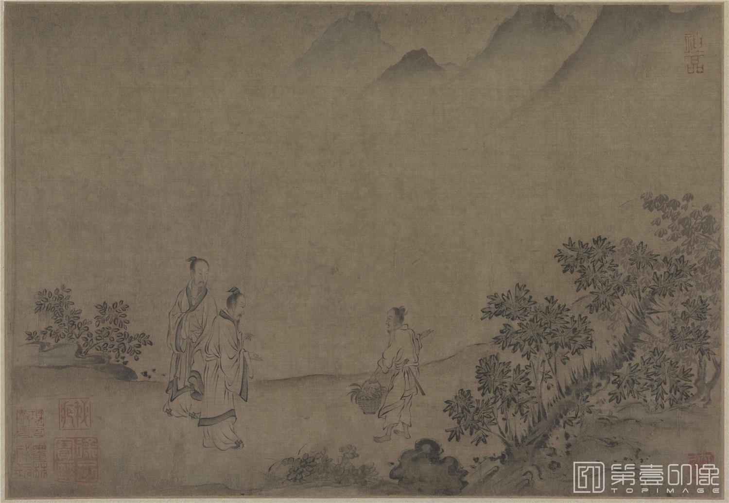 国画-赵构书唐风册-011
