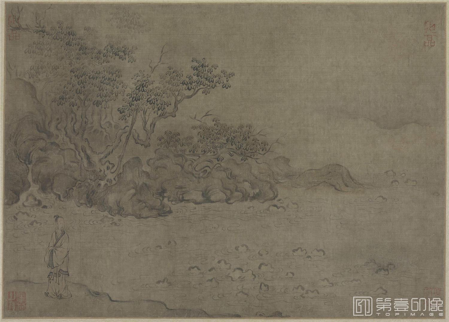 国画-赵构书唐风册-012