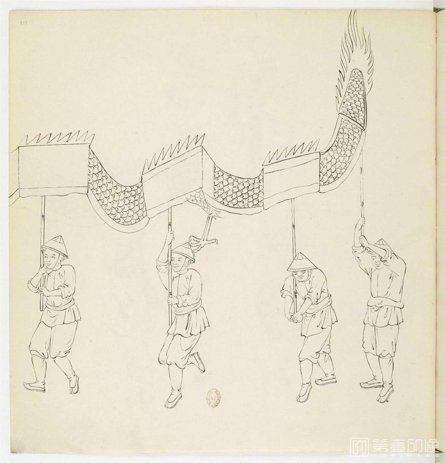 手绘-中国建筑.民俗历史.神话人物.白描图.1863年-0117