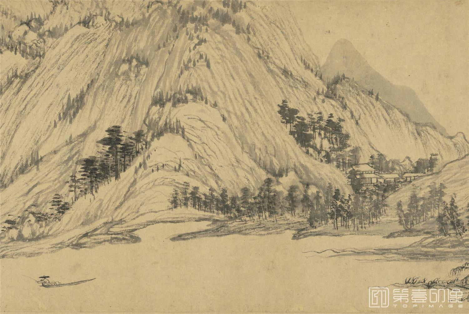 国画-富春山居图 卷-0017