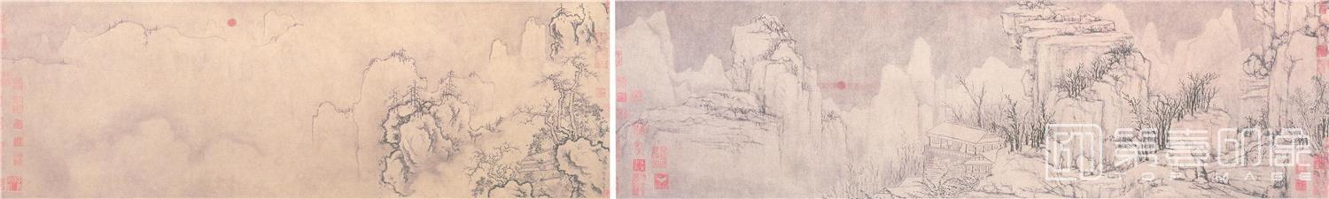 国画-快雪时晴图