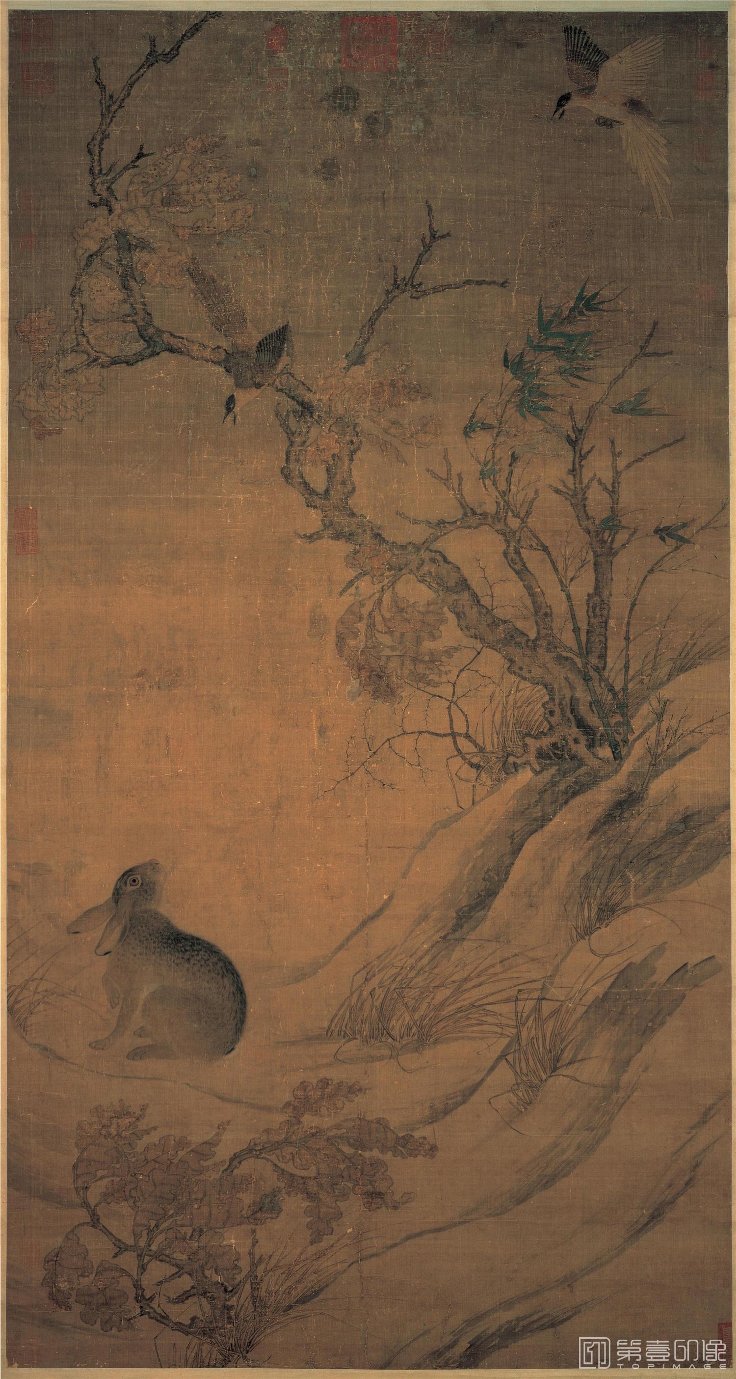 国画-双喜图