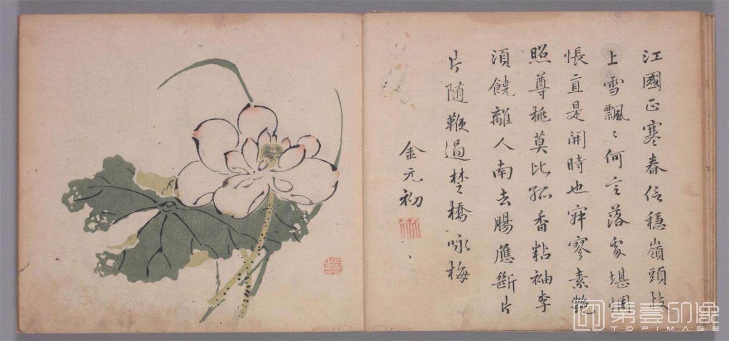 国画-十竹斋书画谱.五册.明天启崇祯年间刊本-0010