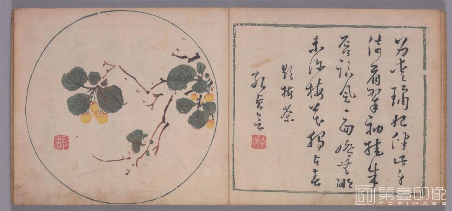 国画-十竹斋书画谱.五册.明天启崇祯年间刊本-0035