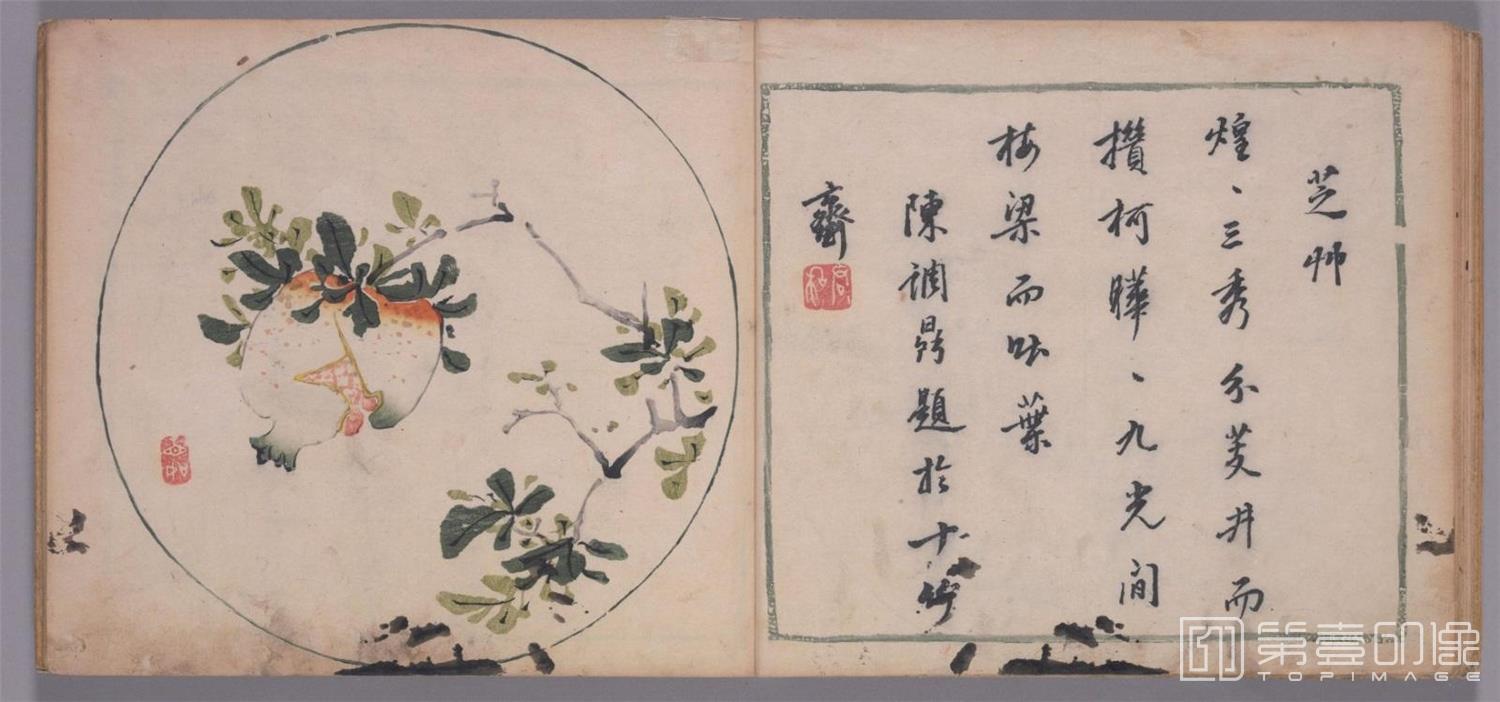 国画-十竹斋书画谱.五册.明天启崇祯年间刊本-0039
