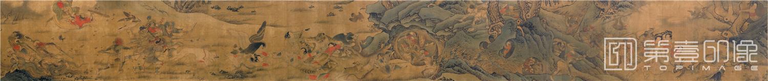 国画-搜山图