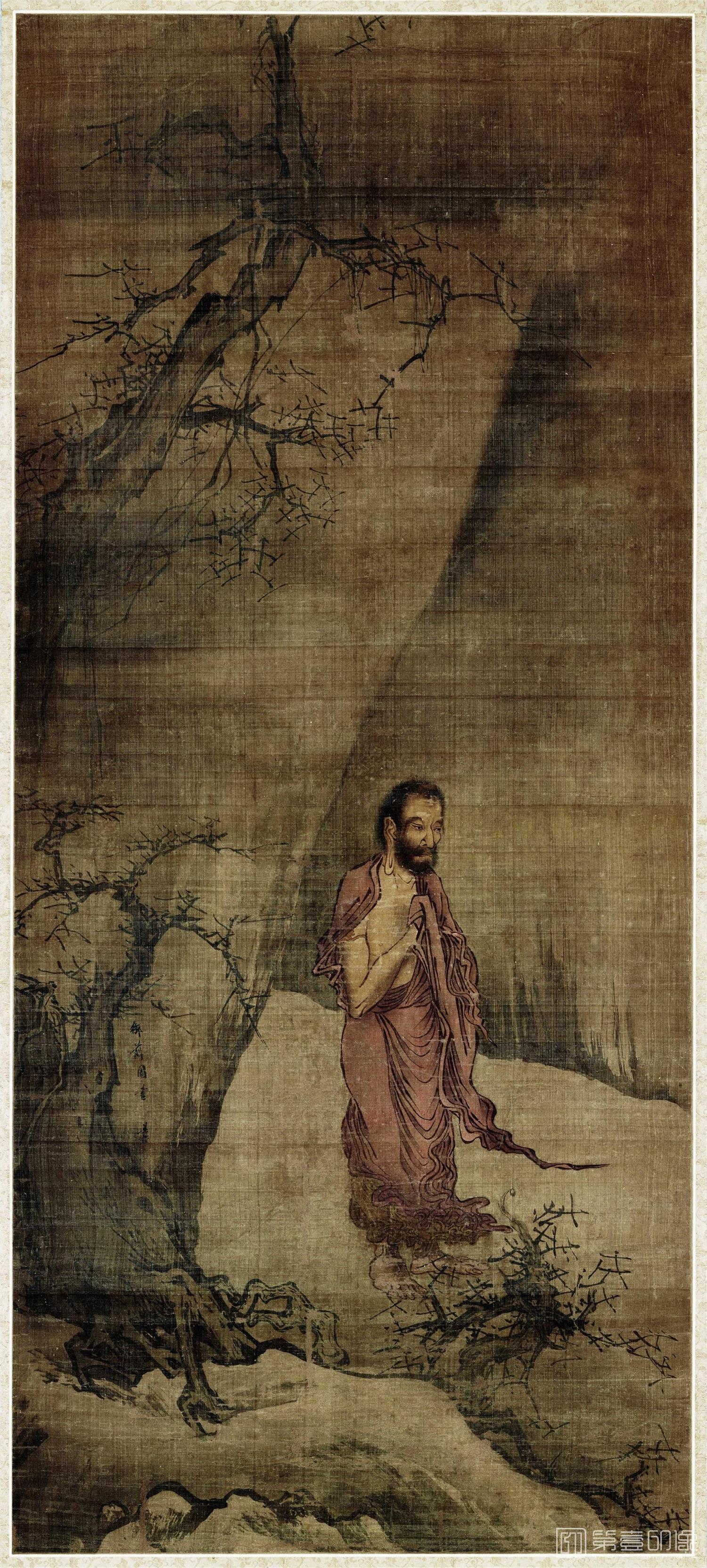 国画-释迦出山图