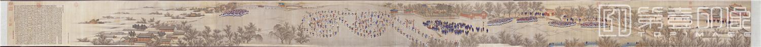 国画-合画冰嬉图.卷