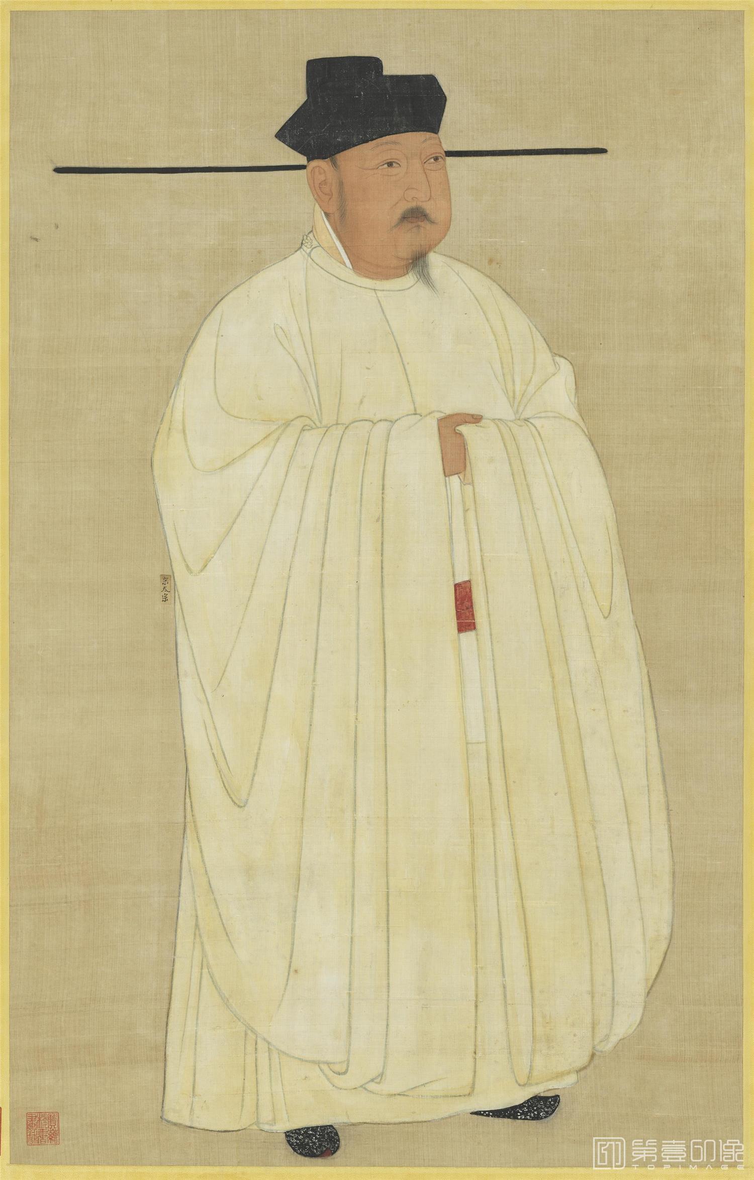 国画-立像 轴