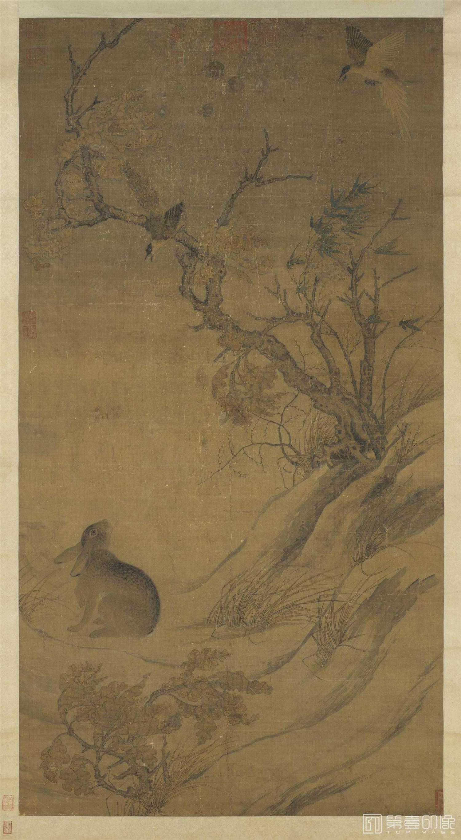 国画-双喜图 轴