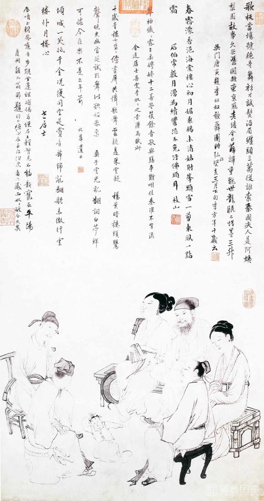 国画-歌舞图