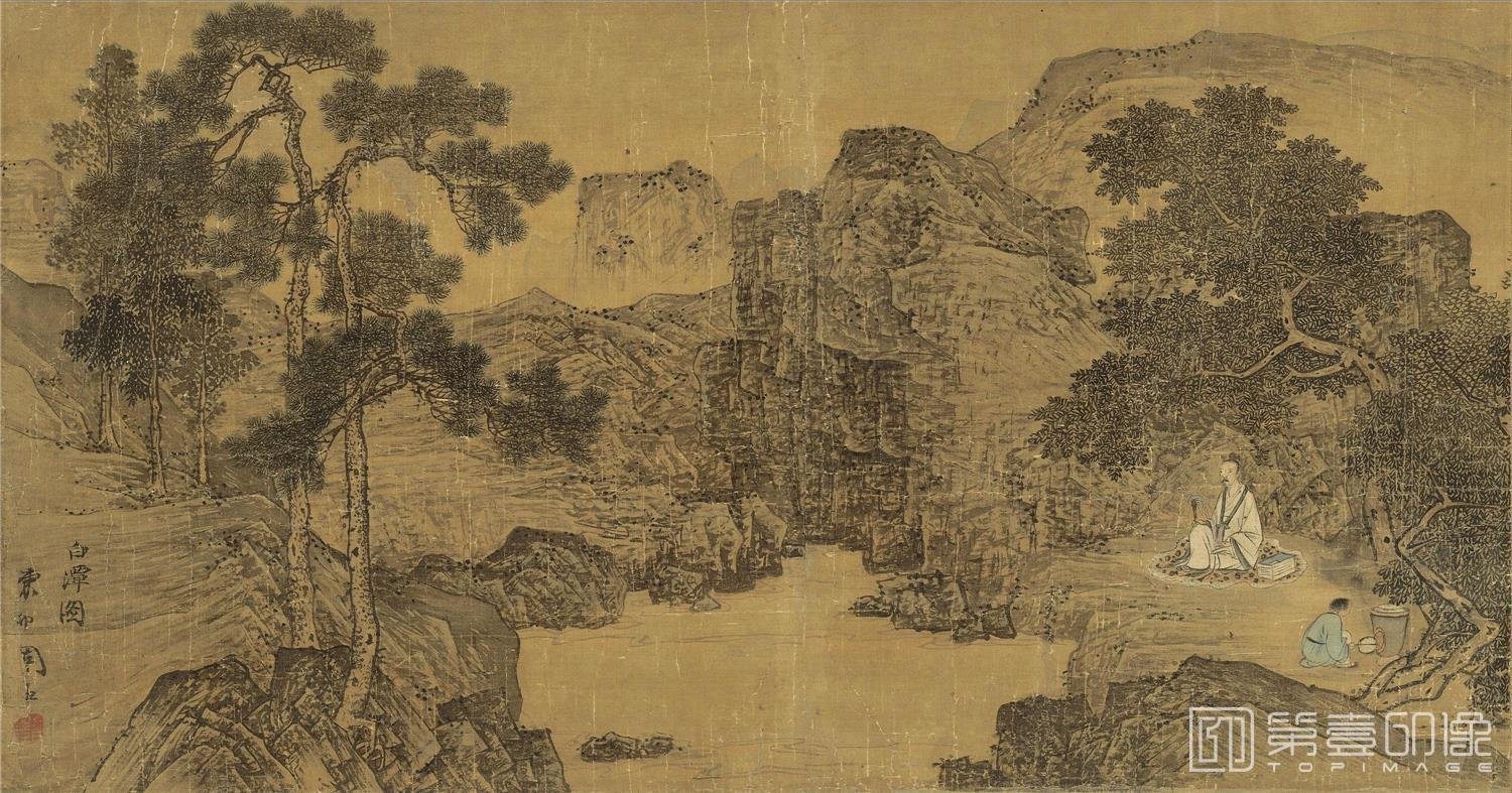 国画-白谭图