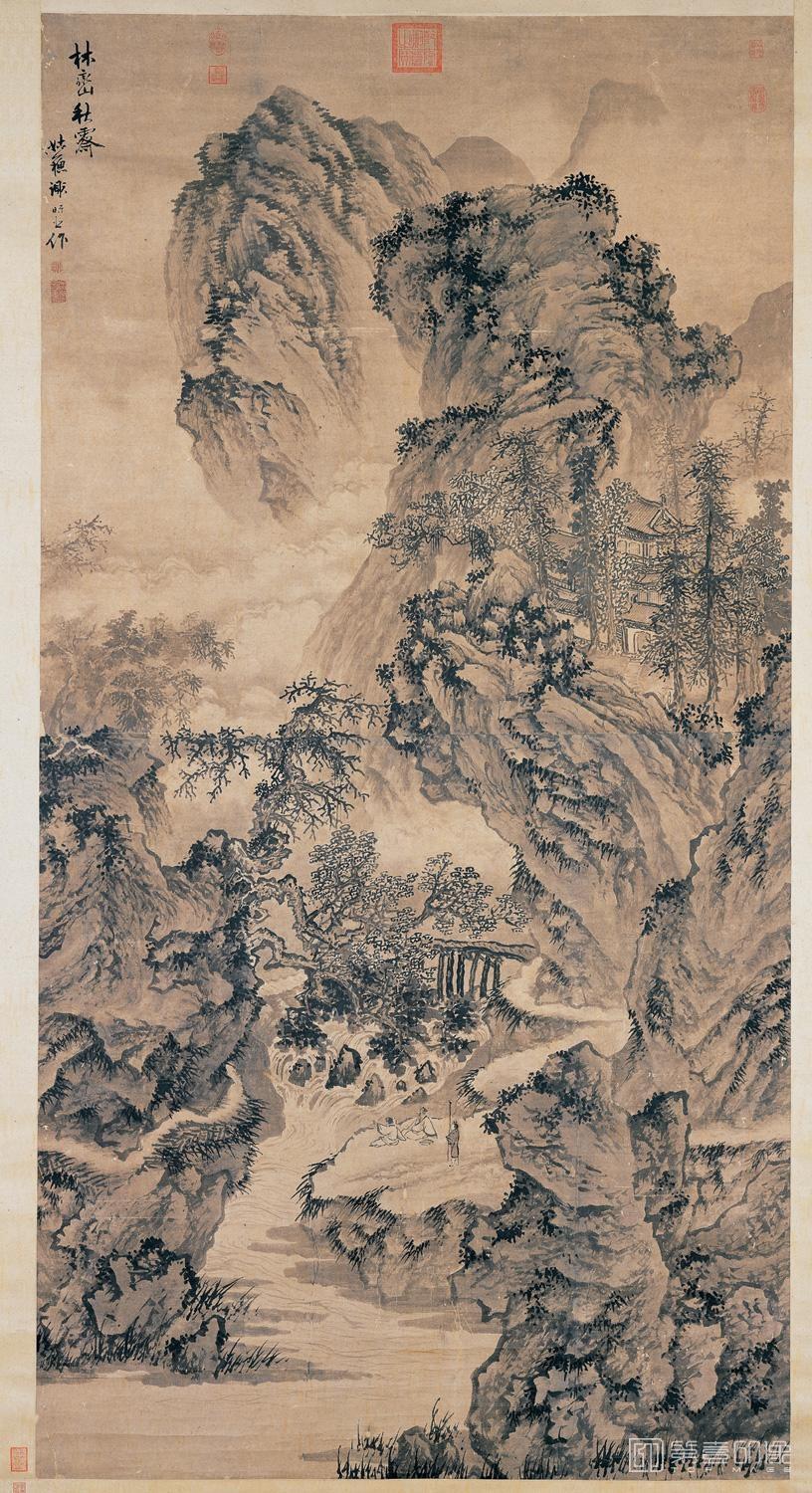 国画-林峦秋霁图