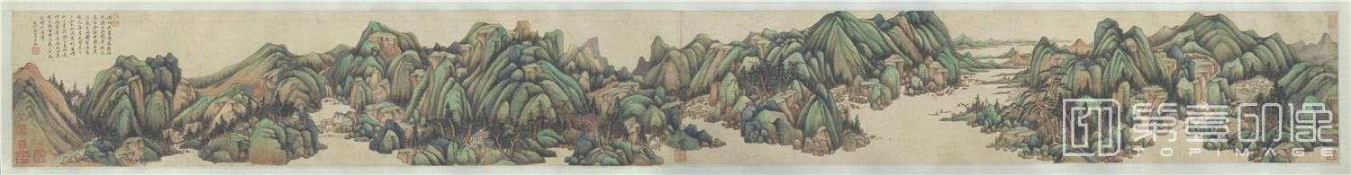 国画-青绿山水图
