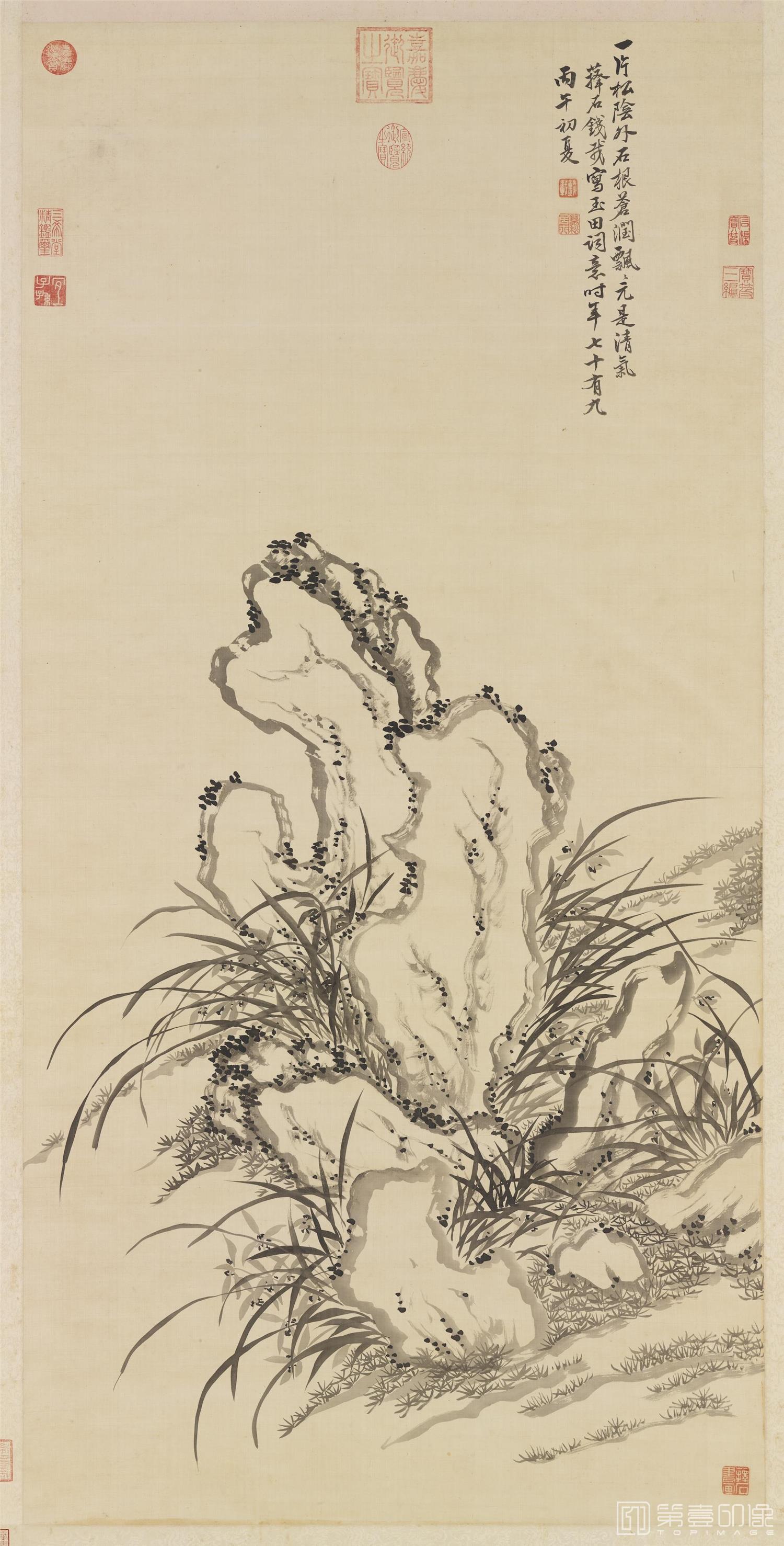 国画-玉田词意 轴