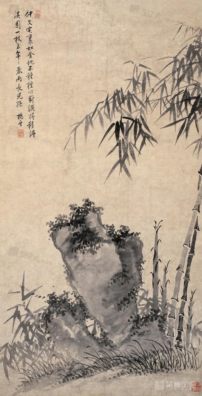国画-竹