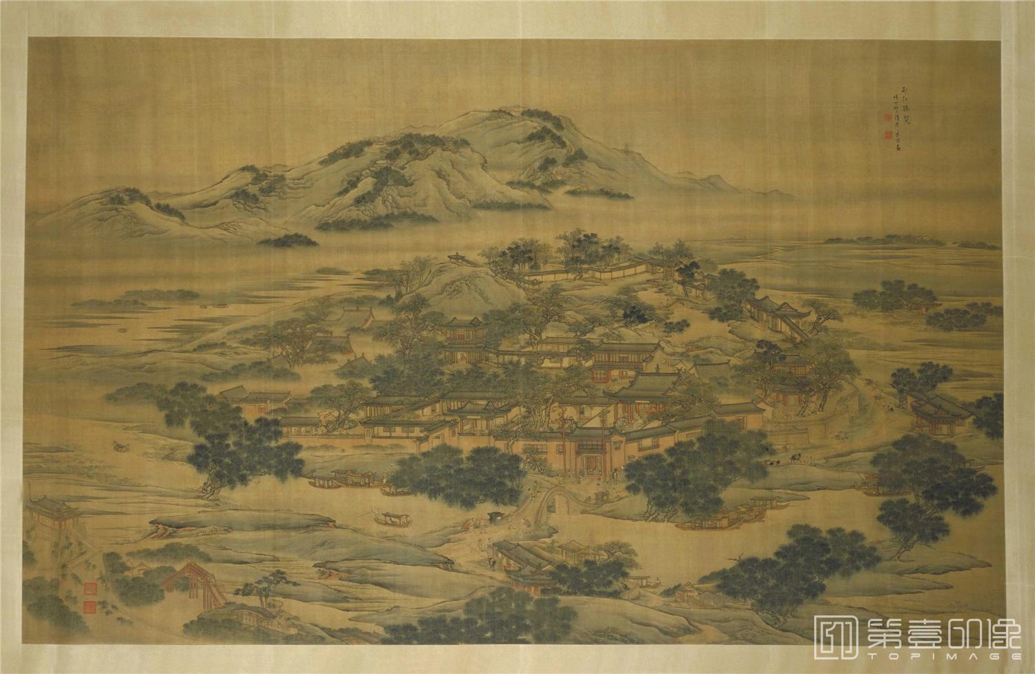 国画-邗江胜览图