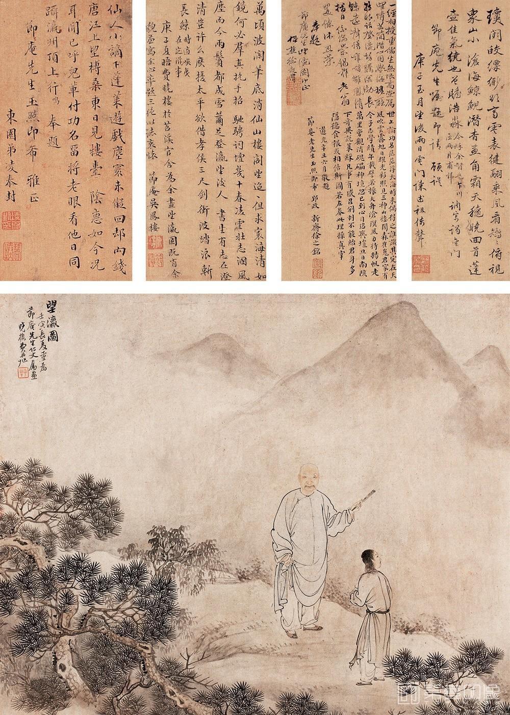 国画-望瀛图