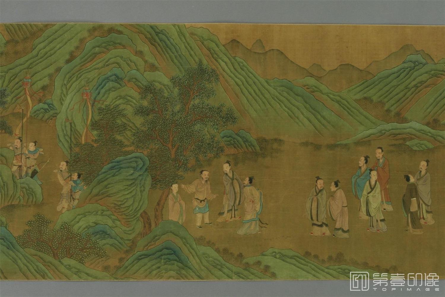 国画-渭水飞熊图-0006