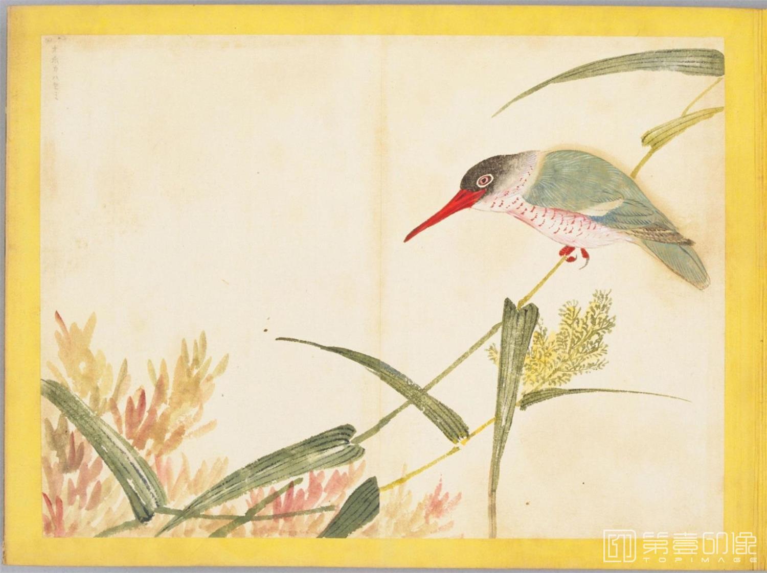 水彩画-百花鸟图-0131