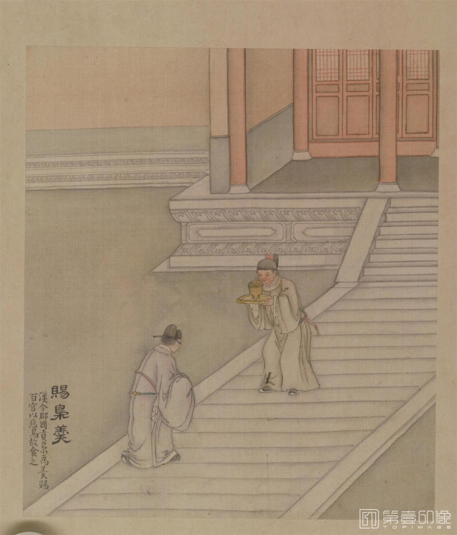 国画-端阳故事图册.八帧.绢本设色.-0002