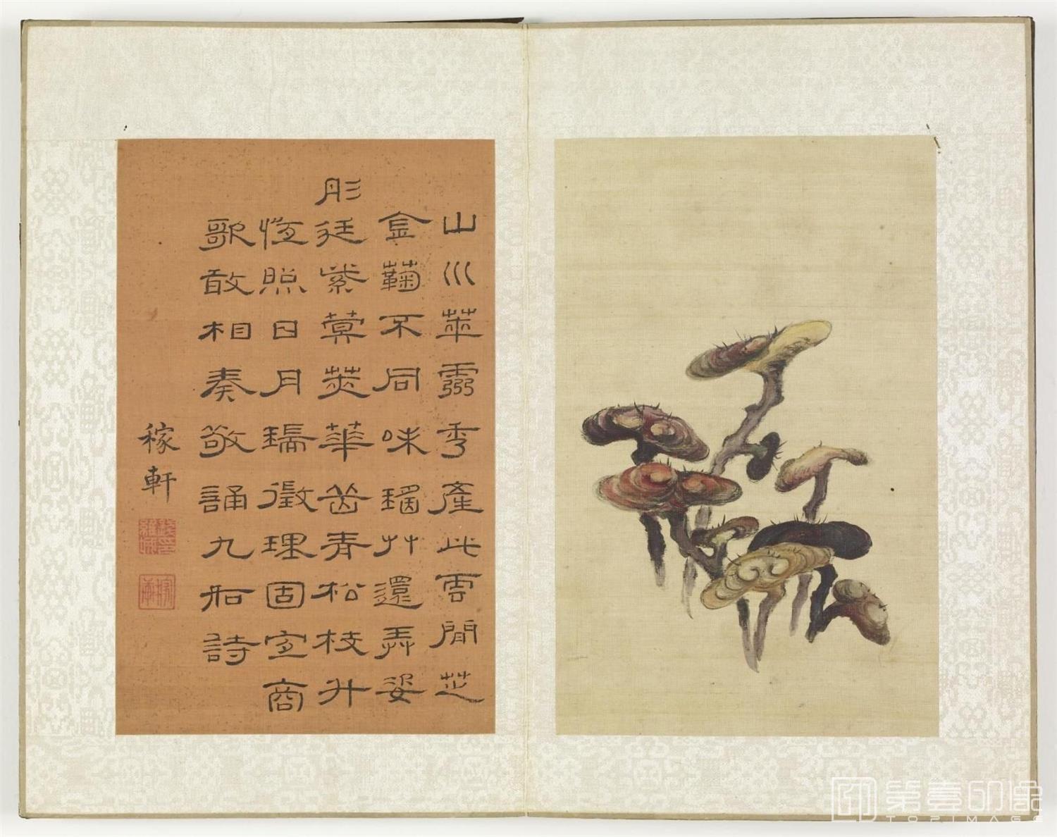 水彩画-钱茶山书画册.12帧.清朝乾隆十五年.1750年-0008
