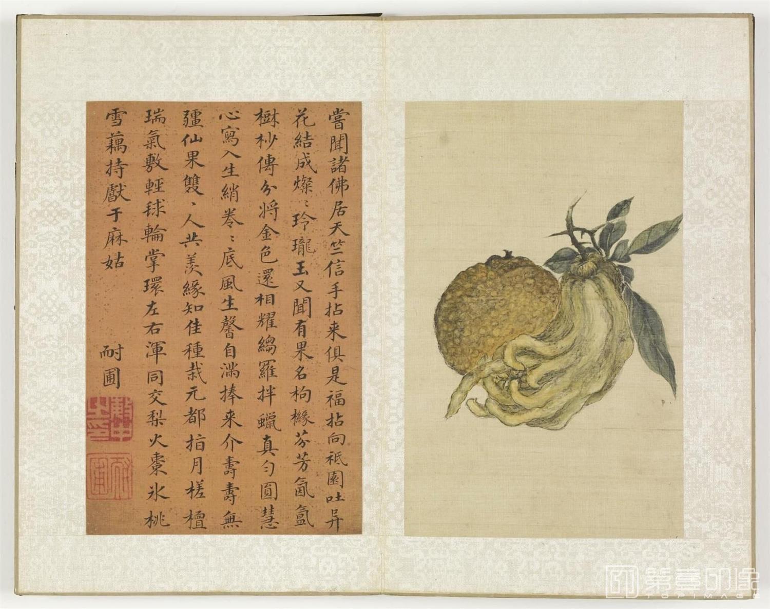 水彩画-钱茶山书画册.12帧.清朝乾隆十五年.1750年-0012