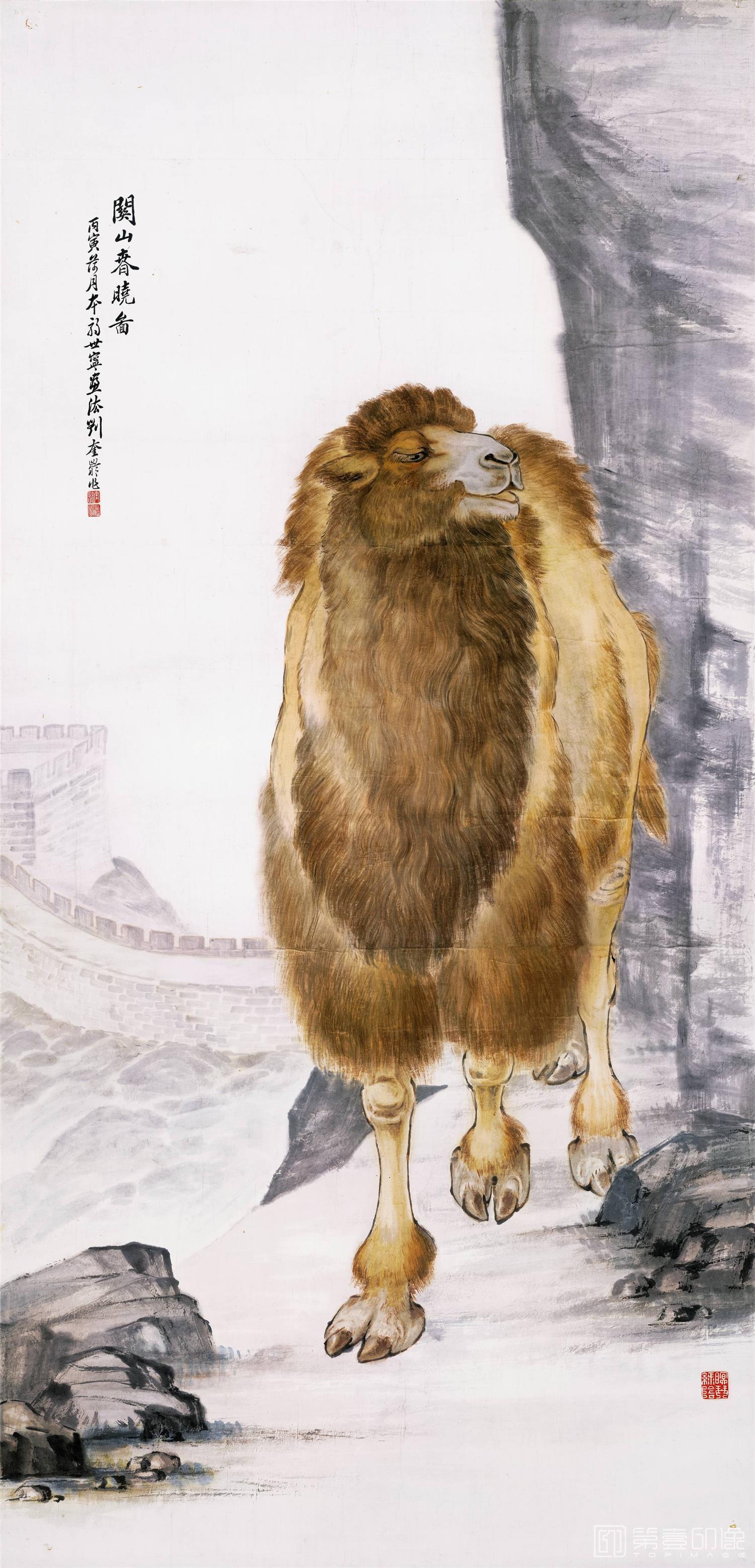 国画-关山春晓图