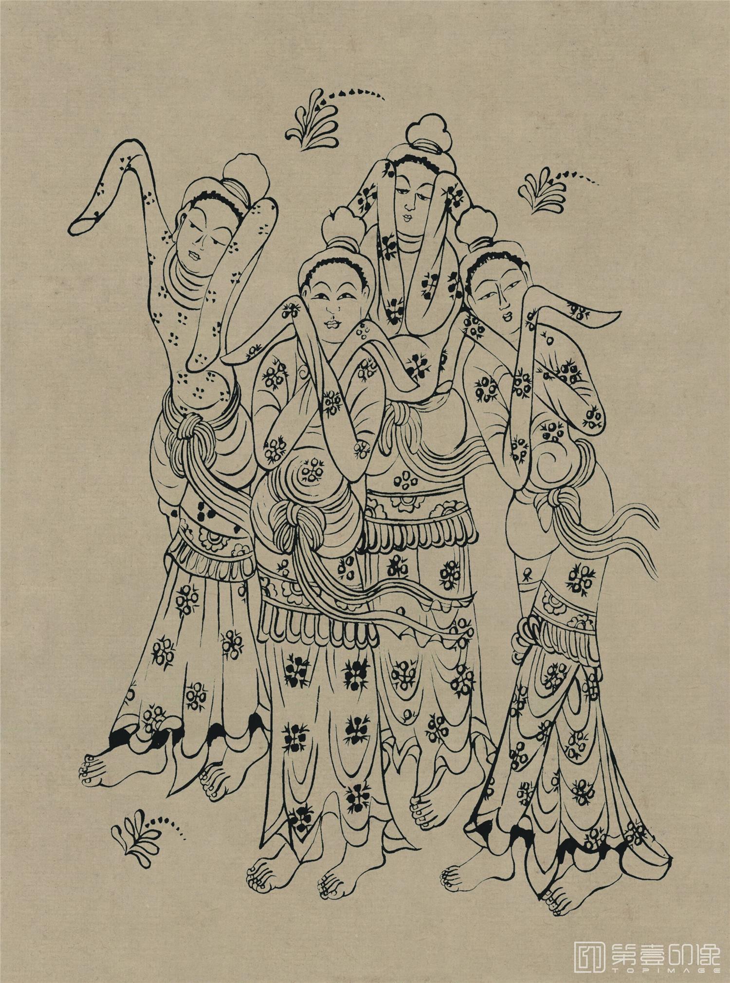 壁画-莫高窟146窟 盛唐 劳度叉斗圣经变