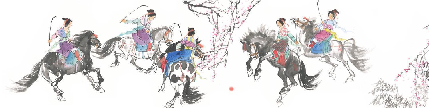 国画-马球图