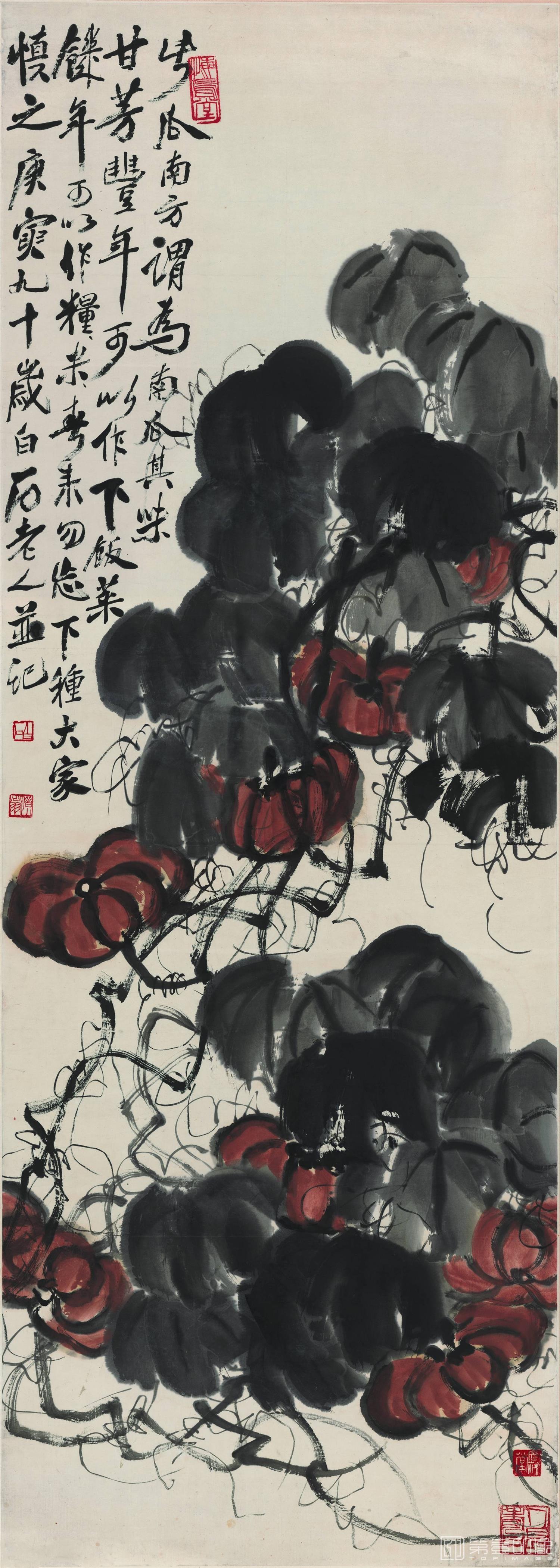 国画-甘芳南瓜图