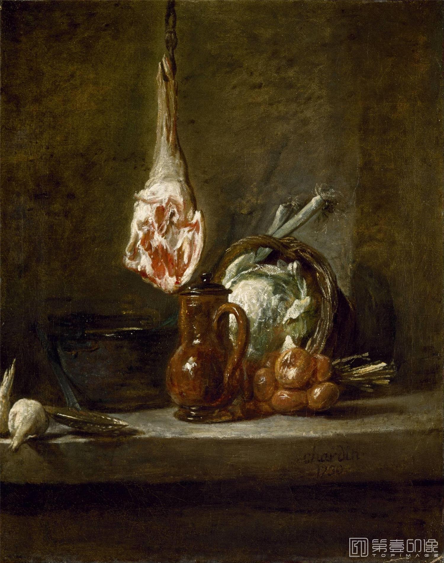 油画-[法国]夏尔丹 (Chardin)作品集-0244