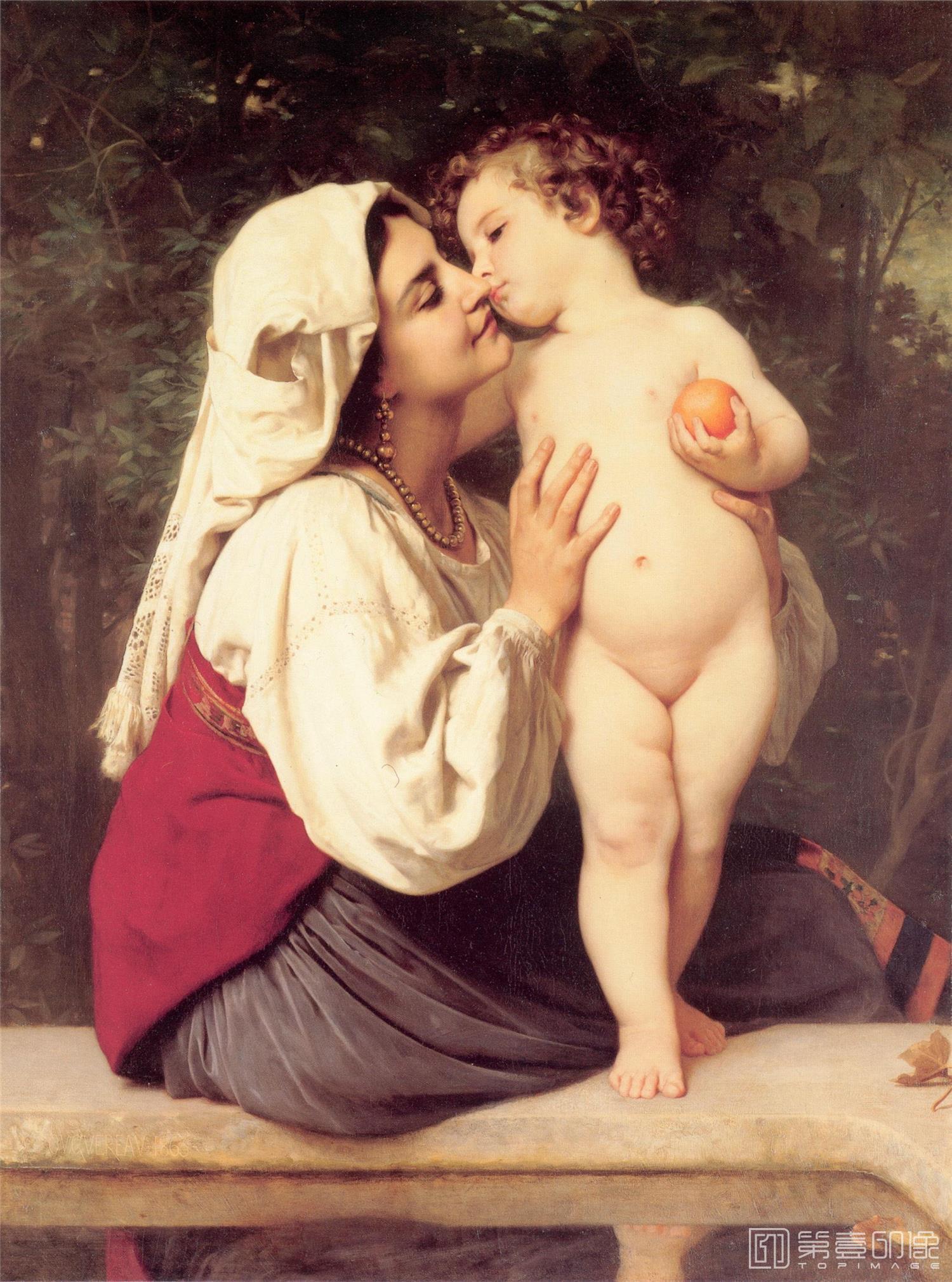 油画-[法国]威廉·阿道夫·布格罗 (William-Adolphe Bouguereau)作品集-0008