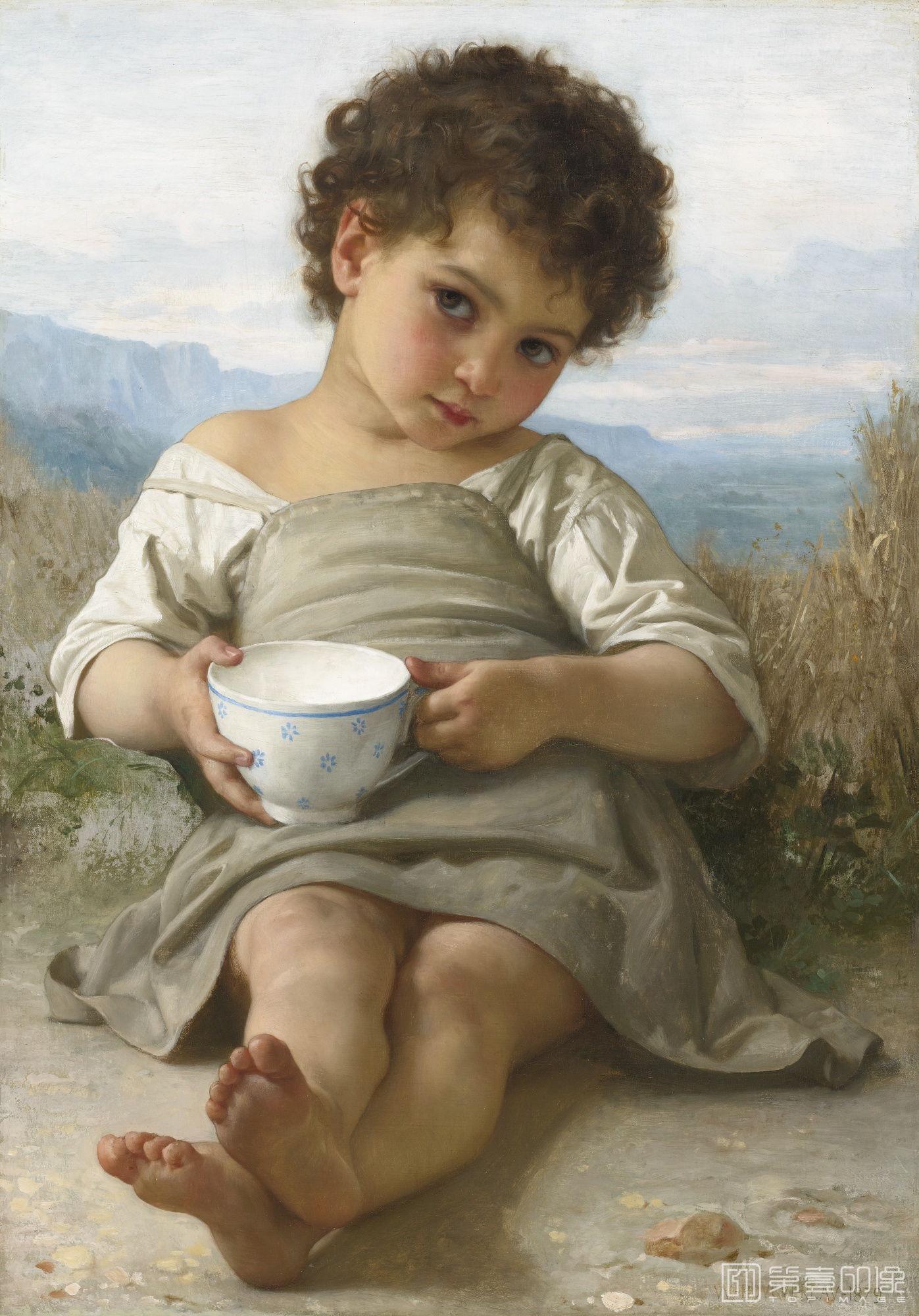 油画-[法国]威廉·阿道夫·布格罗 (William-Adolphe Bouguereau)作品集-0128