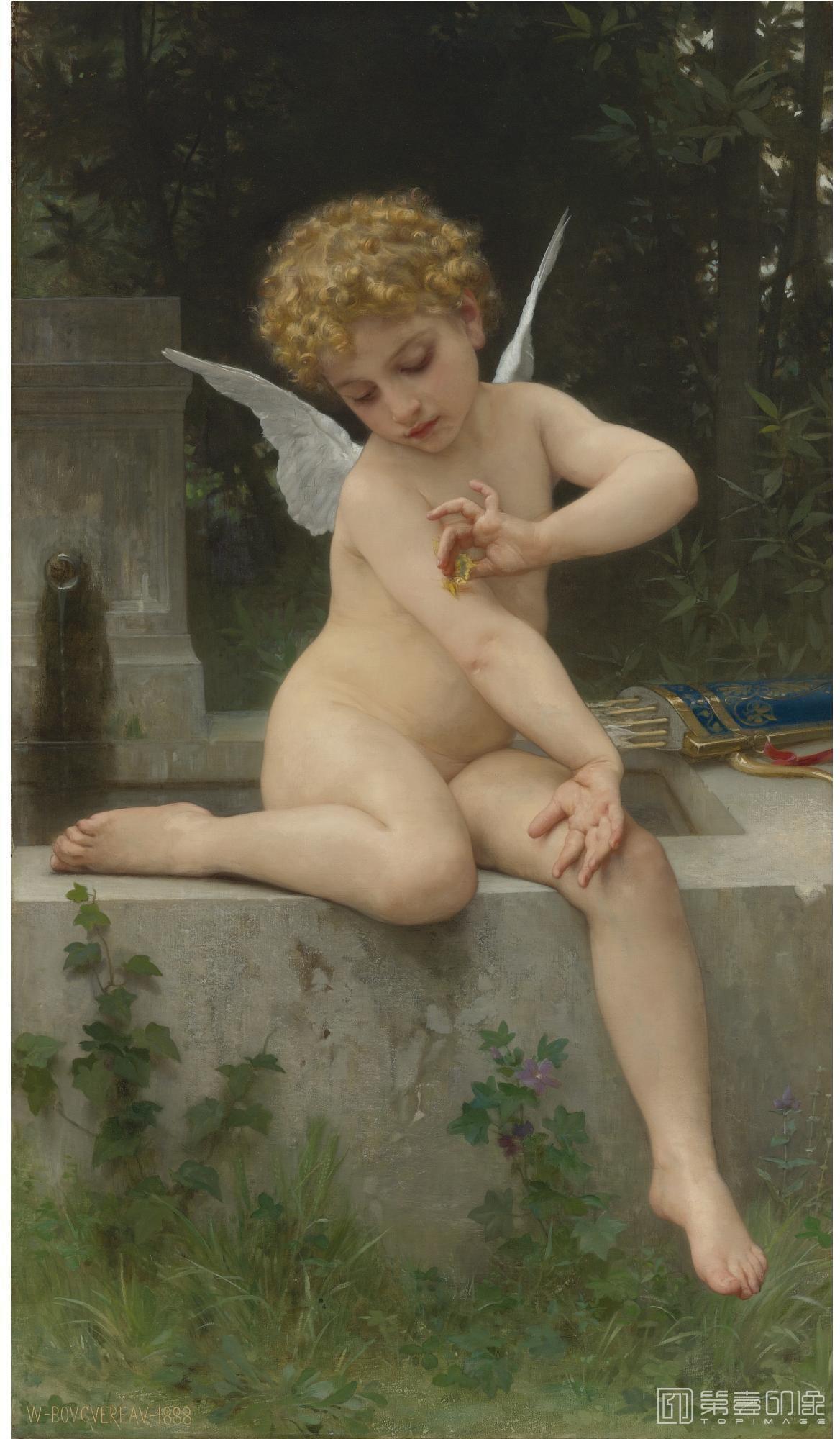 油画-[法国]威廉·阿道夫·布格罗 (William-Adolphe Bouguereau)作品集-0227