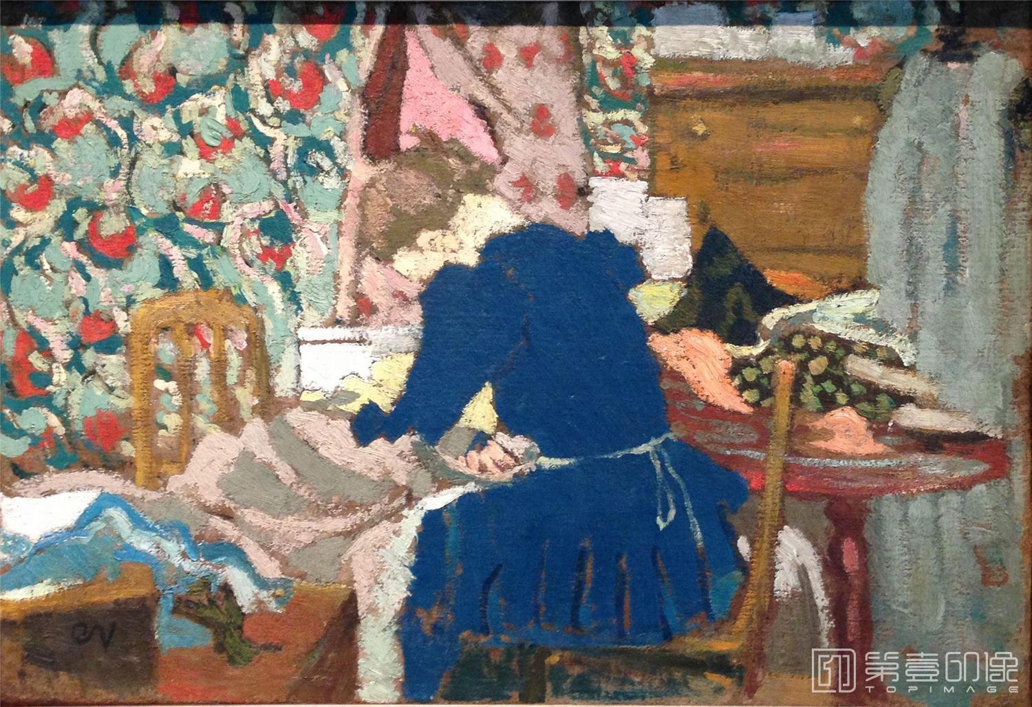 油画-[法国]爱德华·维亚尔 (Edouard Vuillard)作品集-0075