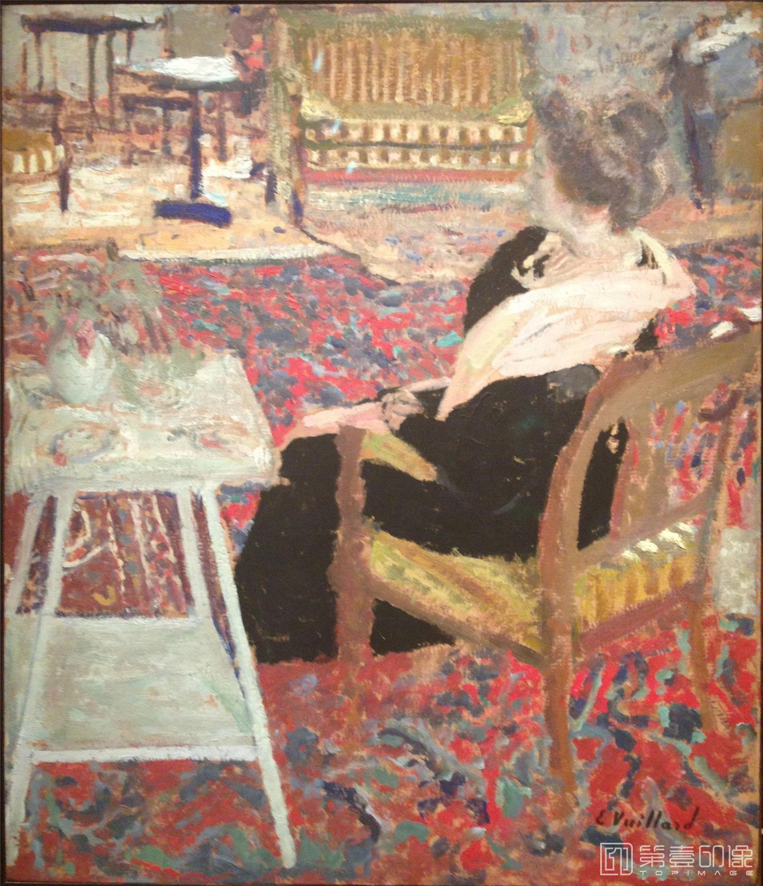 油画-[法国]爱德华·维亚尔 (Edouard Vuillard)作品集-0083