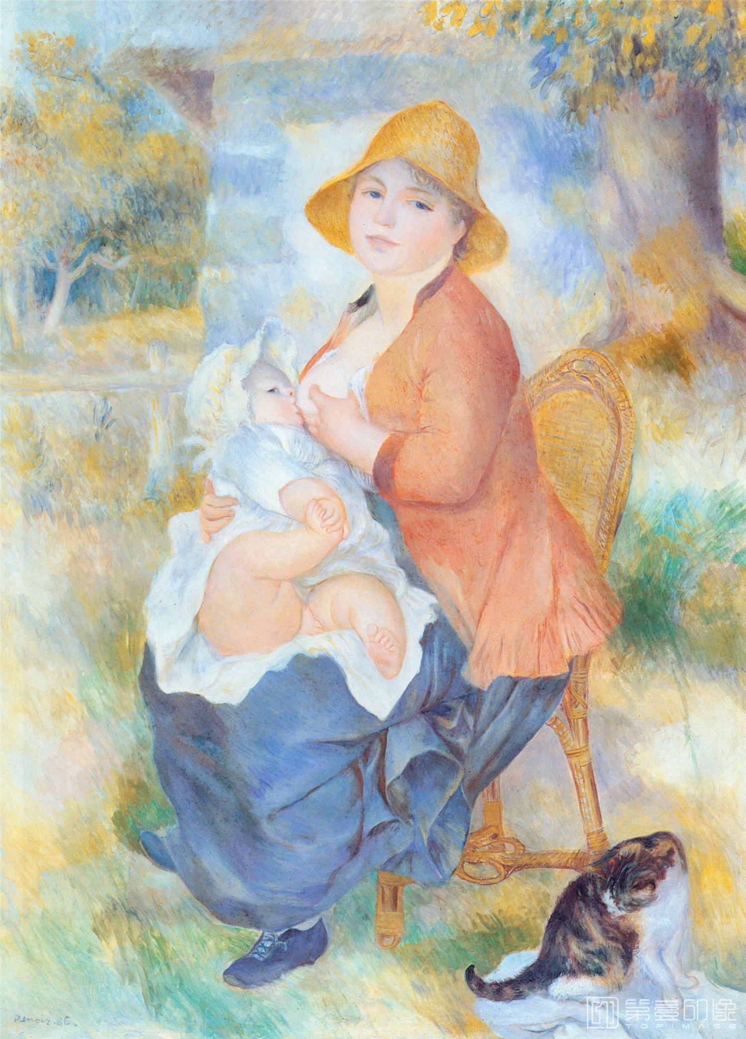 油画-[法国]皮埃尔·奥古斯特·雷诺阿 (Pierre-Auguste Renoir)作品集-0116