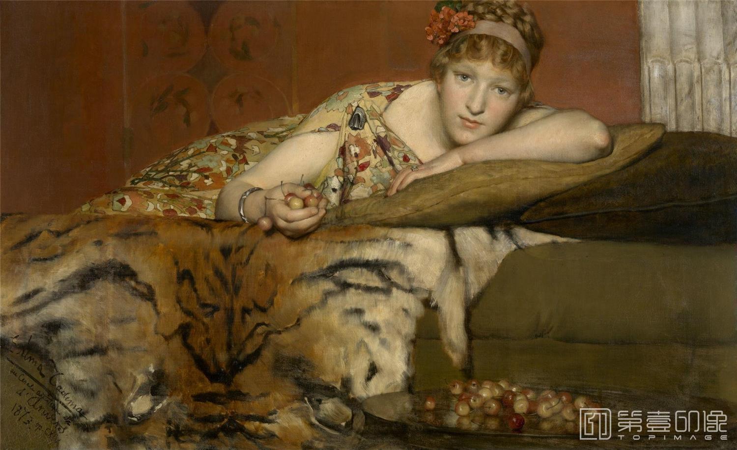 油画-[英国]劳伦斯·阿尔玛-塔德玛 (Lawrence Alma-Tadema)作品集-0003