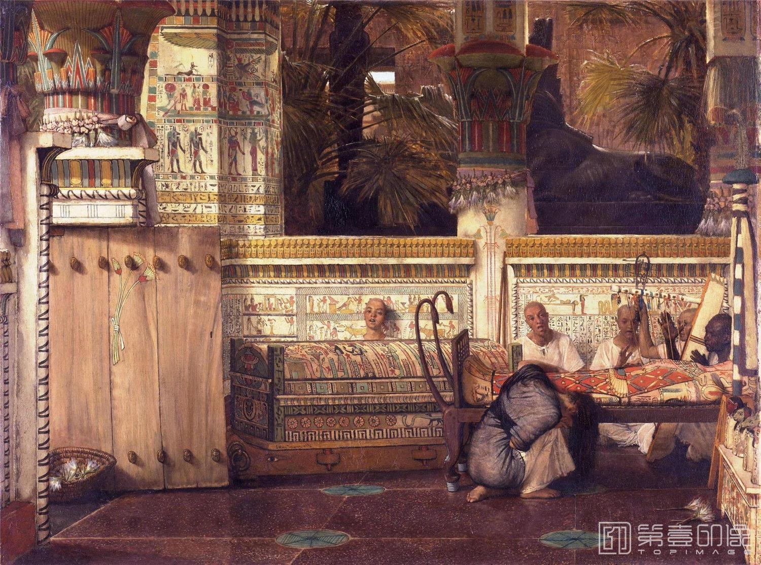 油画-[英国]劳伦斯·阿尔玛-塔德玛 (Lawrence Alma-Tadema)作品集-0004