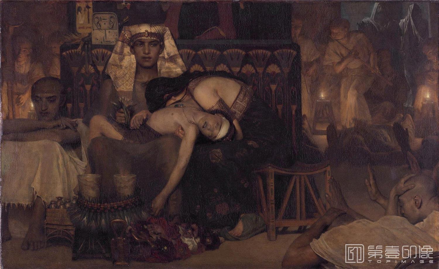 油画-[英国]劳伦斯·阿尔玛-塔德玛 (Lawrence Alma-Tadema)作品集-0009