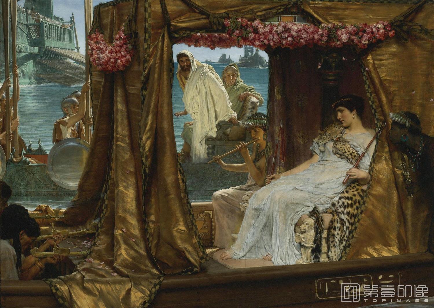油画-[英国]劳伦斯·阿尔玛-塔德玛 (Lawrence Alma-Tadema)作品集-0013
