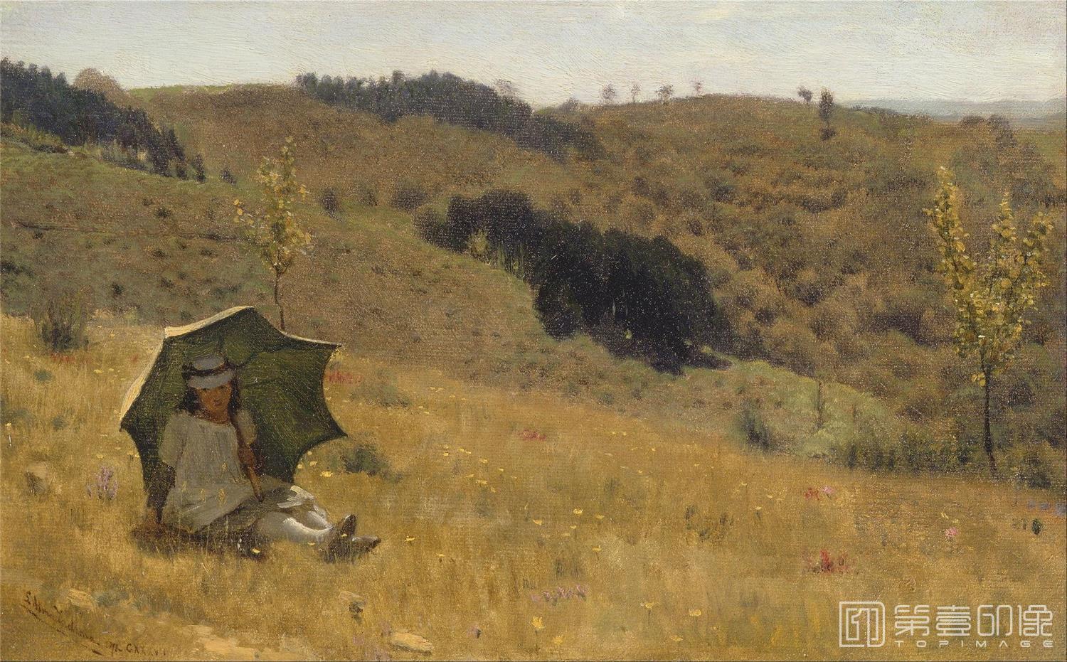油画-[英国]劳伦斯·阿尔玛-塔德玛 (Lawrence Alma-Tadema)作品集-0021