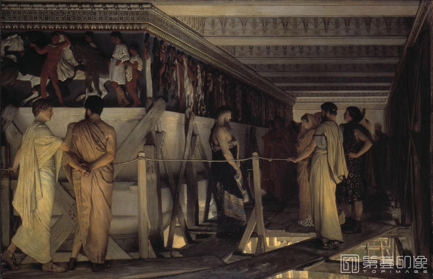油画-[英国]劳伦斯·阿尔玛-塔德玛 (Lawrence Alma-Tadema)作品集-0031