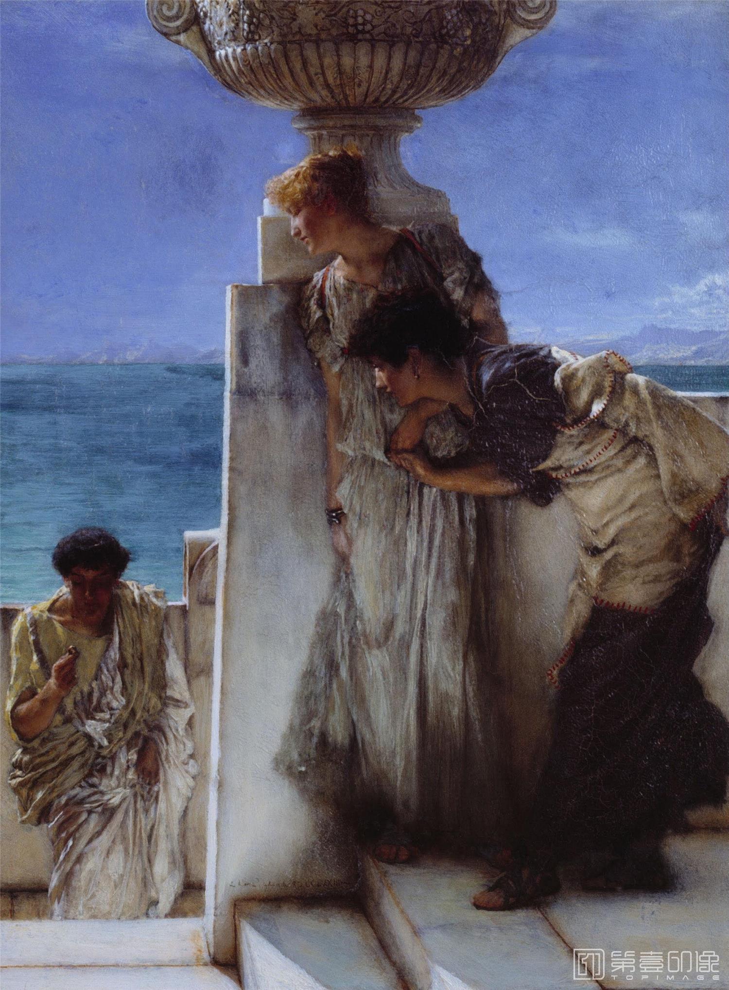 油画-[英国]劳伦斯·阿尔玛-塔德玛 (Lawrence Alma-Tadema)作品集-0035