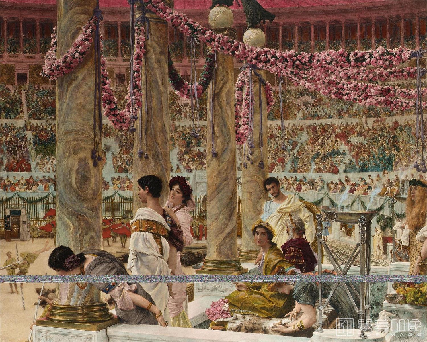 油画-[英国]劳伦斯·阿尔玛-塔德玛 (Lawrence Alma-Tadema)作品集-0042